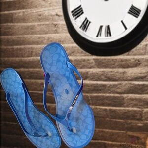 Coach jelly flip flops!  So comfy and classy. New, no tags. Discounted!​